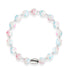 Orchid Blooms | .925 Sterling Silver | Firefly Glass Blossom Bracelet